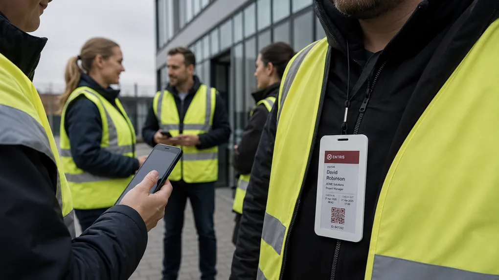 Appello al punto di raccolta da smartphone durante un'evacuazione